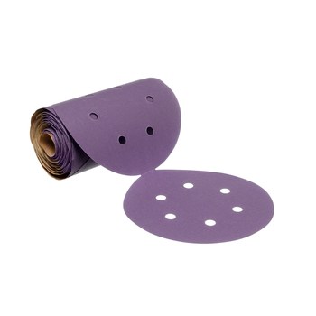 3M Cubitron II Stikit 86808 Discos PSA - 6 pulg. - 80 - Grano Cerámico de Precisión