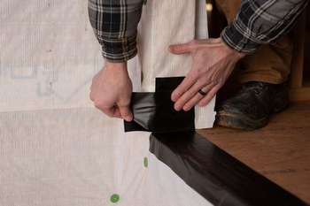Shurtape FrogTape Negro Cinta brillante - 3.75 pulg. Anchura x 30 pies Longitud - 10 mil Espesor - SHURTAPE 105723