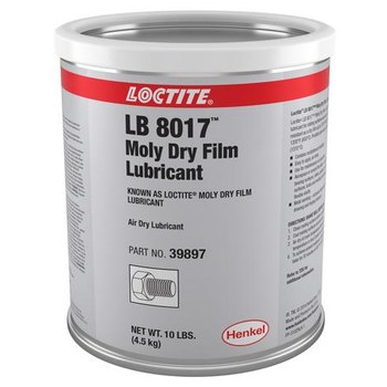 Loctite LB 8017 Lubricante antiadherente - 10 lb Lata - Anteriormente conocido como Loctite Moly Dry Film Lubricant - 39897, IDH 233503