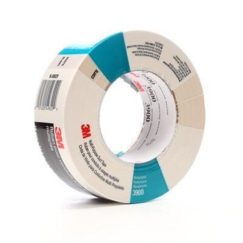 3M 3900 Blanco Cinta para ductos - 48 mm Anchura x 60 yd Longitud - 8.1 mil Espesor - 49829