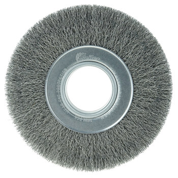 Weiler 03090 Cepillo de rueda - Rizado Acero cerda