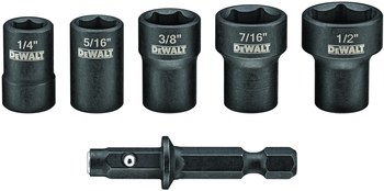 Imágen de Juego de llave de vaso Impacto listo DWADND-5 de Acero resistente a los golpes por de DEWALT (Imagen principal del producto)