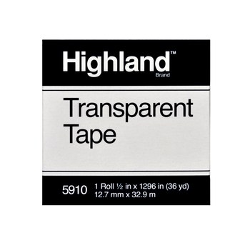 Imagen de 3M Highland 5910 Cinta de oficina Transparente 07442 (Imagen principal del producto)