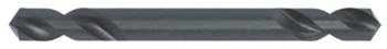 Cle-Line 1815 Heavy-Duty Taladro de doble extremo - Corte de mano derecha - Punta Dividir 135° - Acabado Óxido de vapor - Longitud Total 1.875 pulg. - Flauta Espiral - Acero de alta velocidad - Vástago Recto - C23811