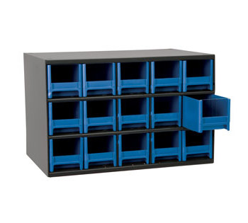 Imagen de Akro-mils 19909 19 Gris Revestido en polvo Acero 24 ga Apilable Gabinete versátil para trabajo pesado (Imagen principal del producto)