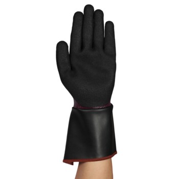Ansell Borde 48939 Negro 12 Poliéster, HPPE, Spandex Poliéster, HPPE, Spandex Guantes resistentes a cortes - Longitud 11.22 - 13.58 pulg. - 076490-70497