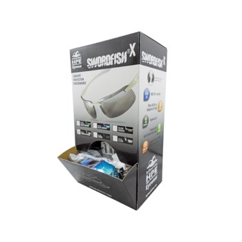 Global Glove SwordfishX Lentes de seguridad lente Antivaho interior/exterior - Medio marco - 816368-02725