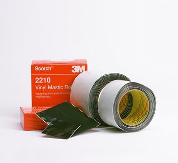 3M Scotch 2210-4X10FT Negro Cinta aislante - 4 pulg. x 10 pies - Grosor 90 mil - 11222