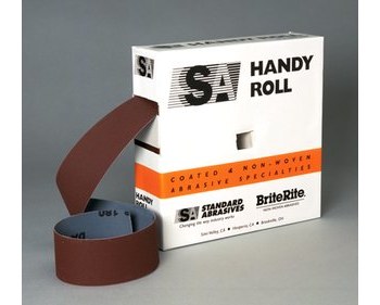 Standard Abrasives 713096 Rollo - 1 pulg. x 50 yd - Óxido de aluminio - P220 - Muy fino - 37480