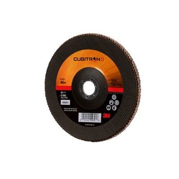 3M Cubitron II Tipo 29 - Óxido de aluminio cerámico - 7 pulg. - 40+ - Grueso - 55653