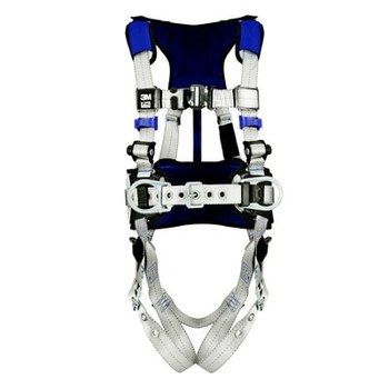 DBI-SALA ExoFit X100 Construction, Posicionamiento Arnés para el cuerpo 70804540105 - tamaño Grande - Gris - 19011