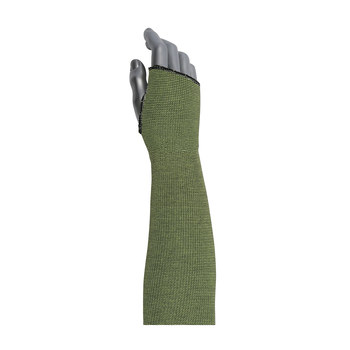 PIP Kut Gard Manga de brazo resistente a cortes 15-21KVBKTH 15-21KVBK18TH - 18 pulg. - ACP/Kevlar - Amarillo/negro - 20690