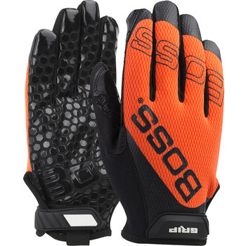 Imágen de PIP Boss 120-MG1240T Naranja de alta vis. 2XG Cuero sintético Grano Piel de cerdo Cuero sintético Guantes de mecánico (Imagen principal del producto)