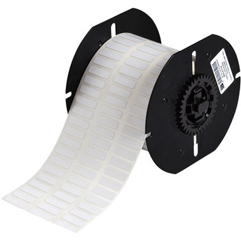 Brady UltraTemp B33-2-719 Rollo de etiquetas troqueladas para impresoras - 0.9 pulg. x 0.25 pulg. - Poliimida - Blanco - B-719