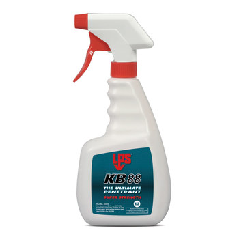 LPS KB 88 Ultimate Rojo Penetrante - 20 oz Botella rociadora con activador - Grado alimenticio - 02322