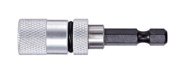 Vega Tools 1/4 pulg. Tapón De Rosca Magnético Portabrocas 160MH1CM - Acero Y Aluminio S2 - 2 3/8 pulg. Longitud - Aluminio Y Óxido Negro acabado - 00354