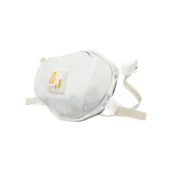 3M Cool Flow N100 Copa moldeada Respirador de partículas 54143 - tamaño Estándar - Blanco