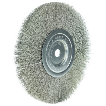 Weiler 01795 Cepillo de rueda - Rizado Acero inoxidable cerda