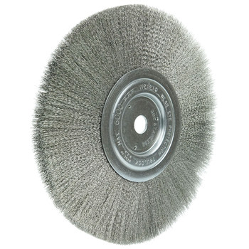 Weiler 01775 Cepillo de rueda - Rizado Acero inoxidable cerda