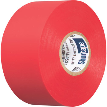 Shurtape Rojo Cinta eléctrica - 3/4 pulg. Anchura x 66 pies Longitud - 7.0 mil Espesor - shurtape 104700