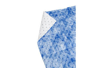 Brady SPC Azul/Blanco Polipropileno Con orificios 24 gal Almohadilla absorbente 118321 - Ancho 15 pulg. - Longitud 19 pulg. - 662706-32110