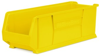 Imagen de Akro-mils Akrobin 300 lb Amarillo Polímero de grado industrial Apilado Contenedor de almacenamiento (Imagen principal del producto)