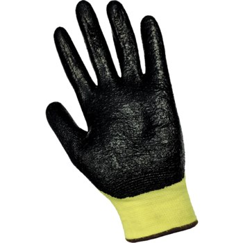 Global Glove Gripster 500KV Negro/Amarillo 2XG Kevlar/Lycra Guantes resistentes a cortes - 500kv 2xl