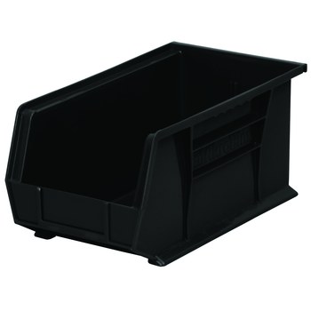 Imagen de Akro-mils Akrobin 60 lb Negro Polímero de grado industrial Colgado/Apilado Contenedor de almacenamiento (Imagen principal del producto)