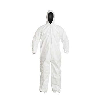 Imágen de Dupont IsoClean IC180S Blanco Grande Polietileno Overoles resistentes a productos químicos (Imagen principal del producto)