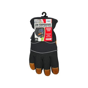 Global Glove Premium SG5200INT Negro Grande Cuero Dividir Cuero vacuno Guantes para condiciones frías - Insulación Cold Keep - 816368-02655