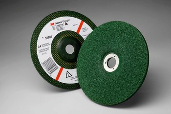 3M Green Corps Disco 55989 - 7 pulg. - Cerámico - 24 - Muy áspero