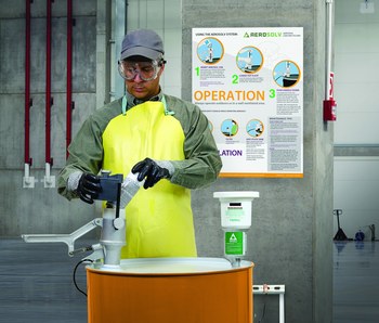 Justrite Aerosolv Plus Sistema de reciclaje de latas de aerosol - 697841-20246