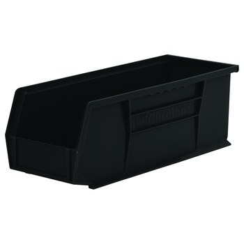 Imagen de Akro-mils Akrobin 50 lb Negro Polímero de grado industrial Colgado/Apilado Contenedor de almacenamiento (Imagen principal del producto)