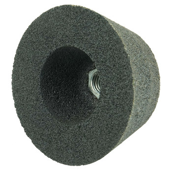 Muelas de vaso portátiles 68351 - 4 pulg. - Carburo de silicio - 16 - Q