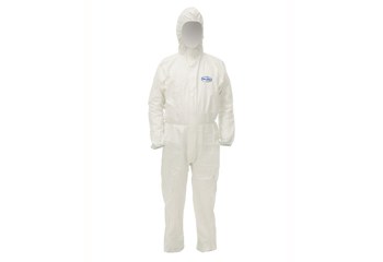 Imágen de Kimberly-Clark A40 Blanco Mediano Laminado de película microporosa Overoles desechables para trabajo y uso general (Imagen principal del producto)