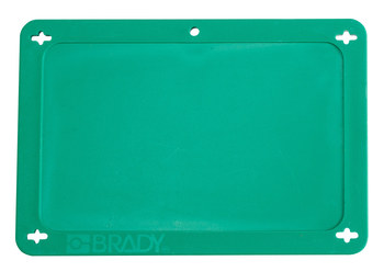 Imágen de Brady Verde Rectángulo Plástico 41929 Etiqueta en blanco para válvula (Imagen principal del producto)