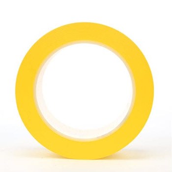 3M 471 Amarillo Cinta de marcado - 2 pulg. Anchura x 36 yd Longitud - 5.2 mil Espesor - Un solo lado Adhesiva - 04310