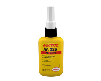 Loctite AA 326 Ámbar Adhesivo de metacrilato - 50 ml Botella - Antes conocido como Loctite 326 Speedbonder - 32629
