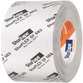 Shurtape ShurFLEX SF 683 Plateado Cinta para ductos - 72 mm Anchura x 55 m Longitud - 10 mil Espesor - shurtape 208574