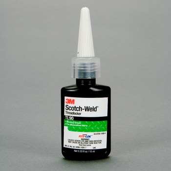 3M Scotch-Weld TL90 Verde Fijador de rosca 62615 - Mediano Fuerza - 0.33 fl oz Botella