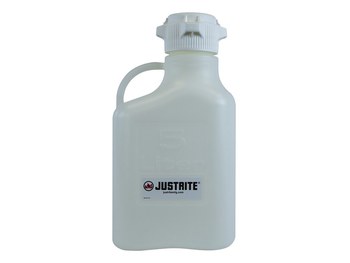 Justrite Lata de seguridad 12908 - 5 L Capacidad - HDPE - 17956