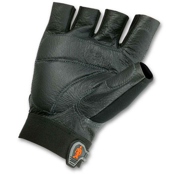 Ergodyne Proflex 900 Negro Grande Polímero de gel/Cuero/Neopreno/Spandex Polímero de gel/Cuero/Neopreno/Spandex Guantes de trabajo - 720476-17024