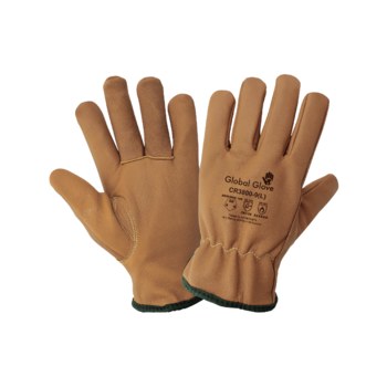 Global Glove CR3800 Marrón Grande Cuero Grano Piel de cabra Guantes resistentes a cortes - 810292-02302