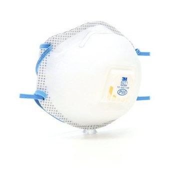 3M Cool Flow P95 Copa moldeada Respirador de partículas 55957 - tamaño Estándar - Blanco
