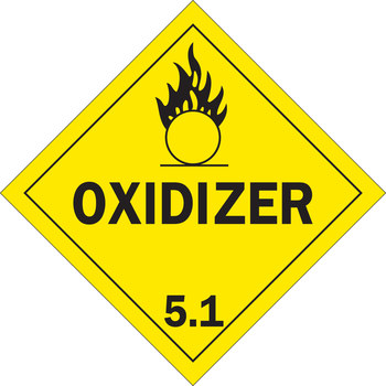 Imágen de Brady B-120 Poliéster reforzado con fibra de vidrio Cuadrado Amarillo Inglés Letrero de anuncio para camión 63428 (Imagen principal del producto)