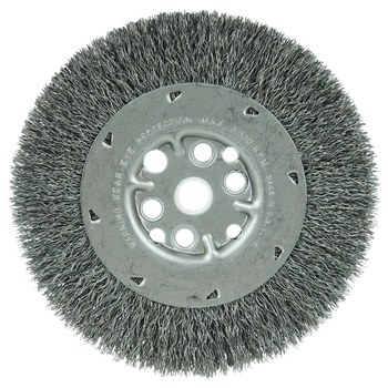 Weiler 01506 Cepillo de rueda - Rizado Acero cerda