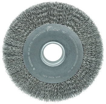 Weiler 03200 Cepillo de rueda - Rizado Acero cerda