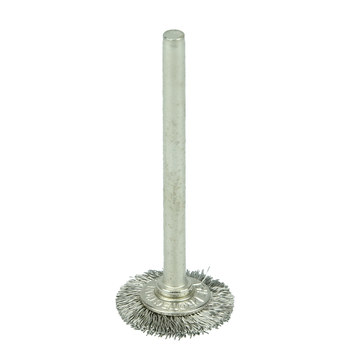 Weiler 99554 Cepillo de rueda - Rizado Acero inoxidable cerda