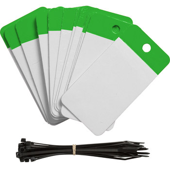 Imágen de Brady Verde Autolaminados Poliéster 102012 Etiqueta en blanco para marcar cables (Imagen principal del producto)