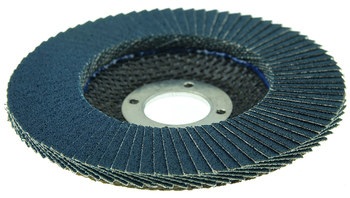 Weiler Wolverine Tipo 27 - Zirconia - 4 1/2 pulg. - 80 - Mediano - 31404